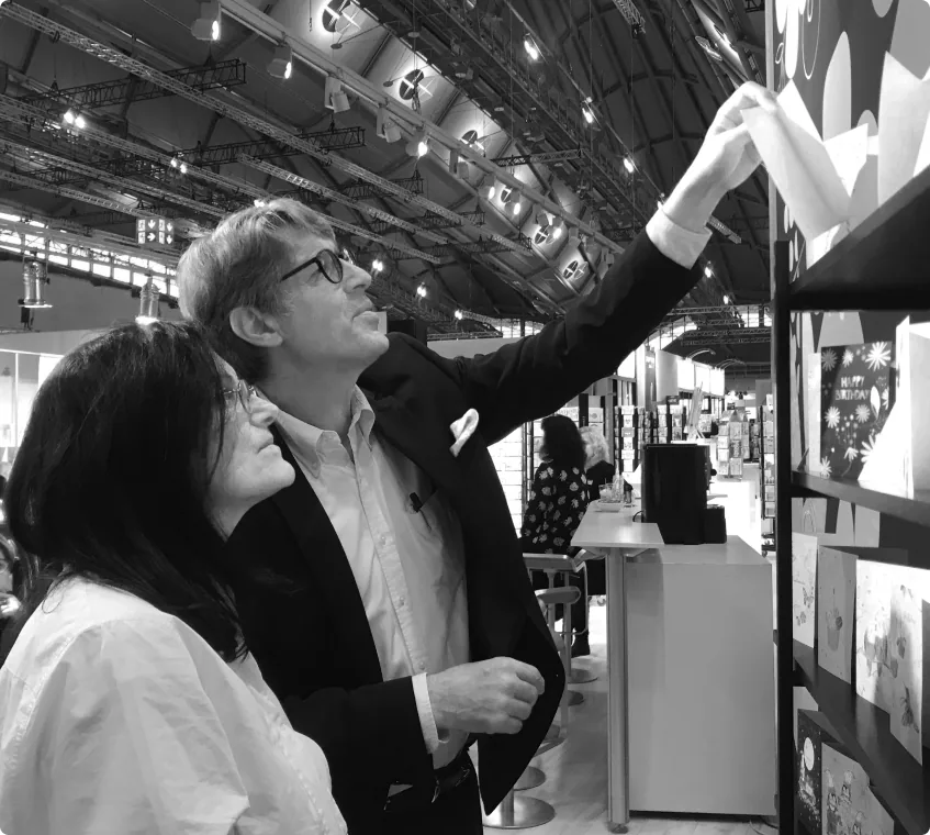 House of Turnowsky products at a retail or exhibition stand